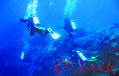 繁华都市玩深海潜水